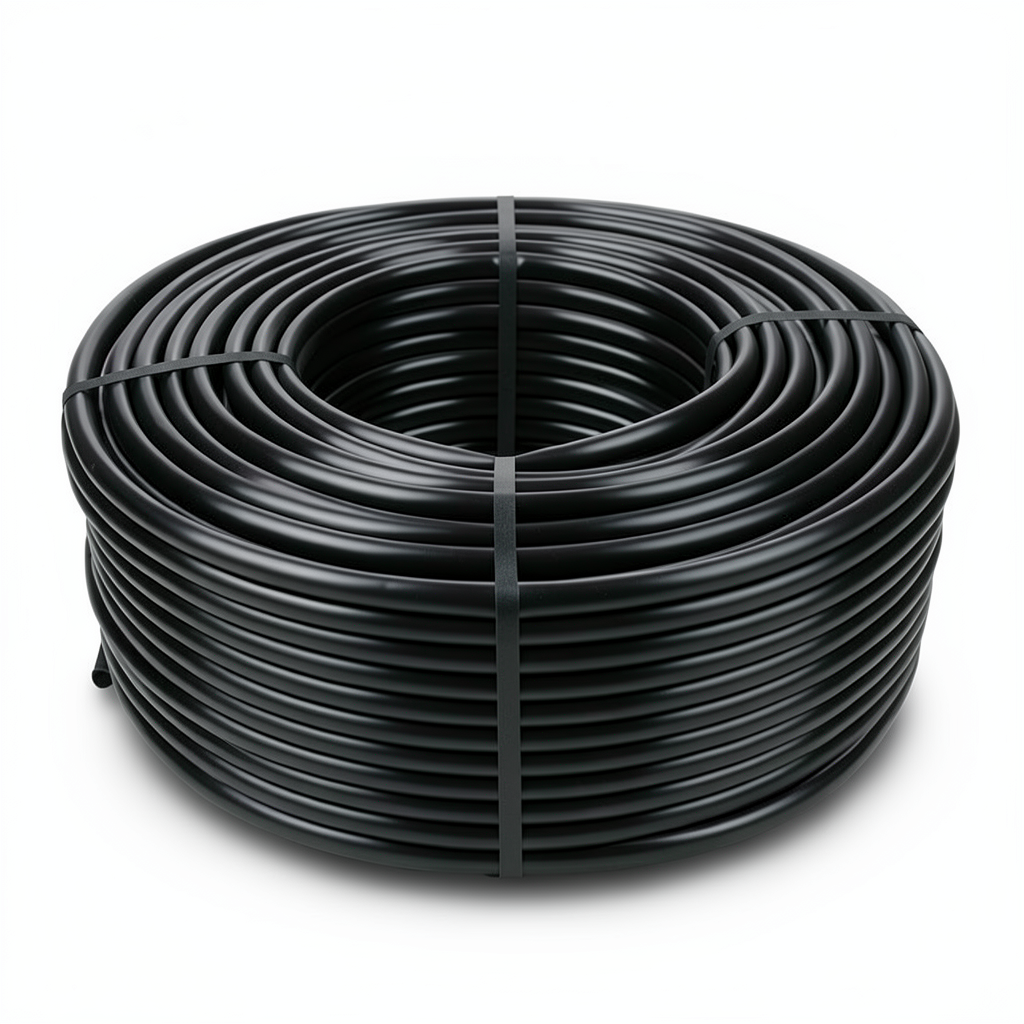 HDPE Coil Pipe Pressure 12.5 Bar PE 100, 25 mm OD SDR 33, Black