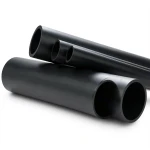 أنابيب HDPE ضغط 6.3 بار PE 100 قطر خارجي 140 مم سمك 5.4 مم لون أسود