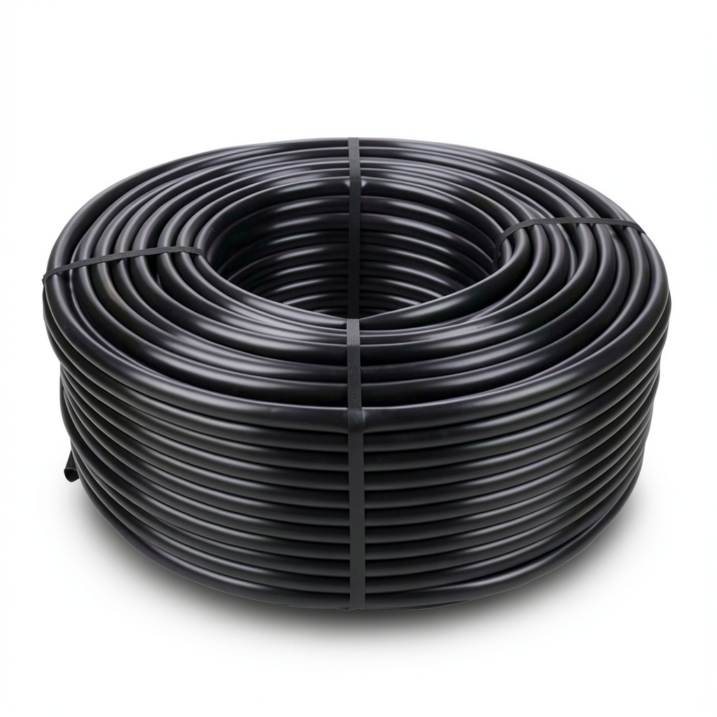 HDPE Coil Pipe Pressure 6.3 Bar PE 100 Size 40 mm Thickness 1.8 mm SDR 26 Black