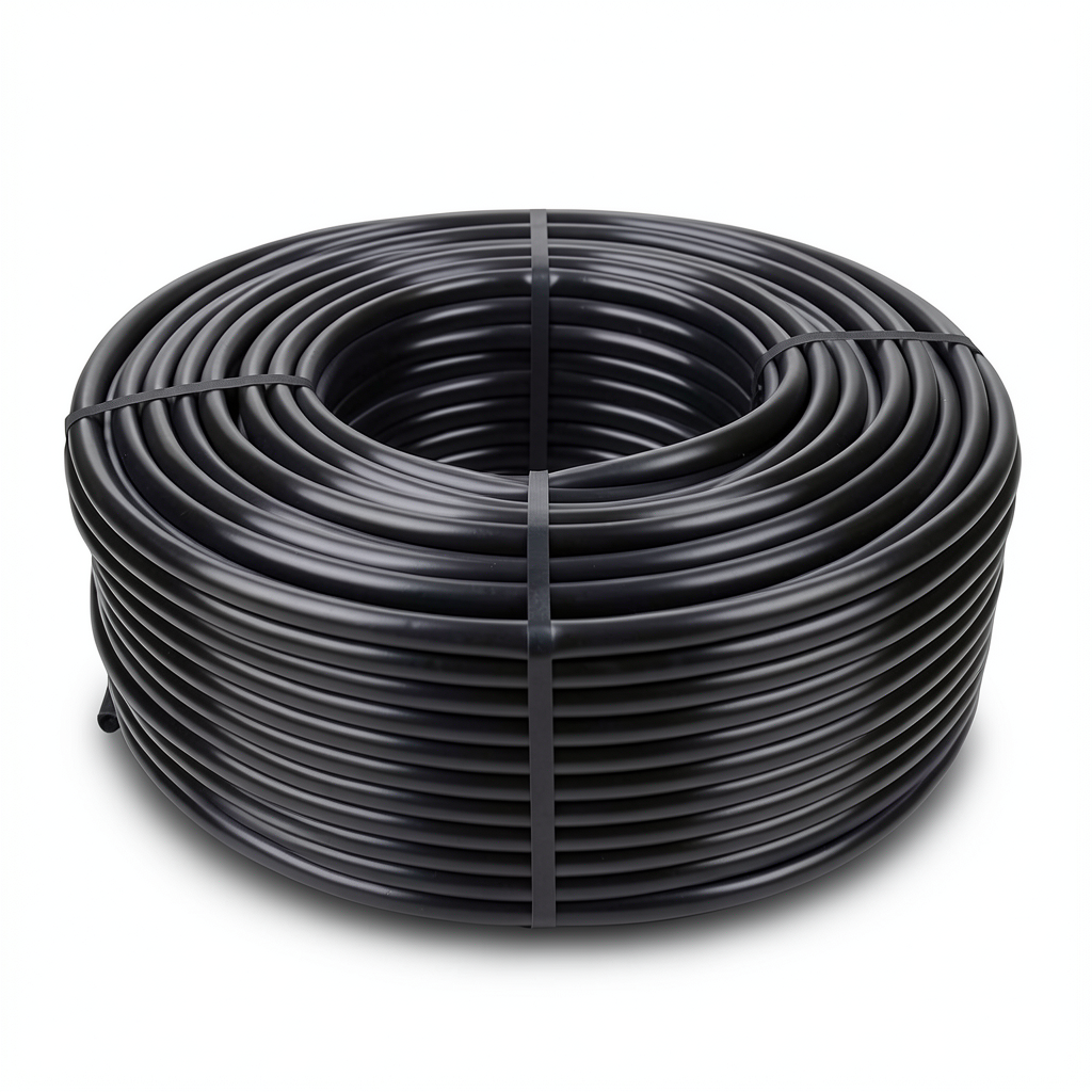 لفة انابيب HDPE ضغط 6.3 بار PE 100 قطر خارجي 63 مم SDR 26 سماكة 2.5 ملم لون اسود