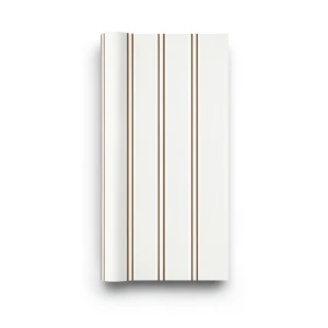 Decorative Soprano Wallpaper 5 m² White with Brown Color | Erismann