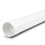 مواسير UPVC ضغط 15 بار مقاس 3 إنش سماكة 6.6 ملم لون أبيض