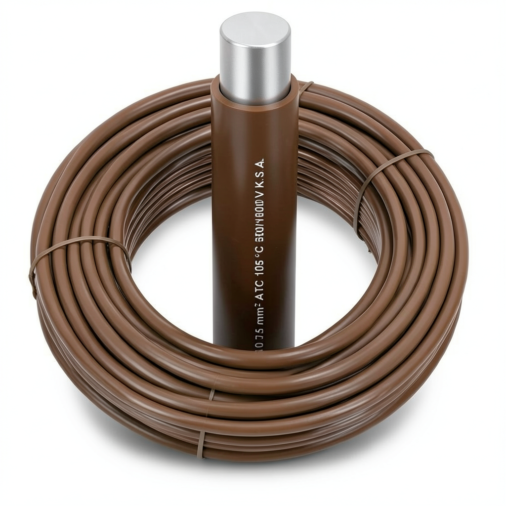 Alfanar 50mm² Flexible Tinned Copper Electrical Wire, 600/1000V, Brown | Al Fanar