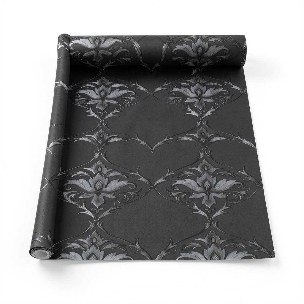 Wall Covering Venice Collection 5 m² Black With Grey, Germany, Item Number 47-5769 | YT-96921472
