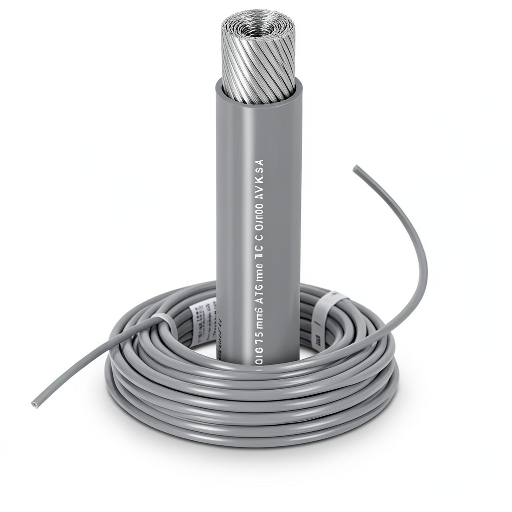 Alfanar 1.5mm² Flexible Tinned Copper Wire, 600/1000V, Gray | Al Fanar