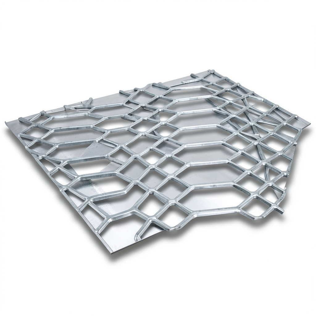 Hot Rolled Expanded Metal Sheet Flattened 3 mm Thickness 1.22 M Width 5 M Length