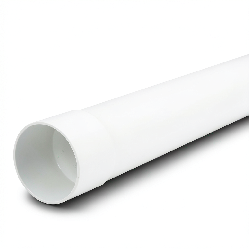 مواسير UPVC ضغط 12 بار مقاس 3 إنش سمك 5.3 مم لون أبيض
