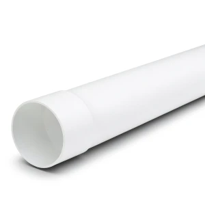 أنابيب UPVC ضغط 15 بار مقاس 1 إنش سماكة 2.8 ملم لون أبيض