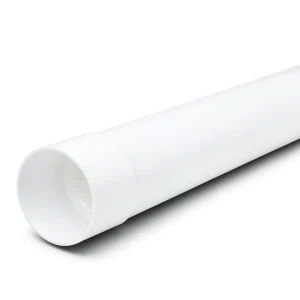 مواسير بلاستيك UPVC ضغط 15 بار مقاس 1/4 1 إنش سماكة 3.3 مم لون أبيض
