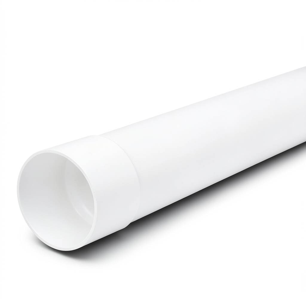 مواسير بلاستيك UPVC ضغط 15 بار مقاس 1/4 1 إنش سماكة 3.3 مم لون أبيض