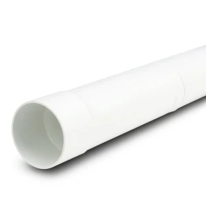 مواسير UPVC ضغط 15 بار مقاس 1/2 1 إنش سماكة 3.7 ملم لون أبيض