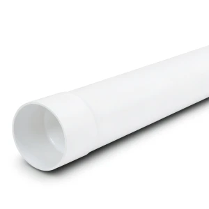 مواسير UPVC ضغط 15 بار مقاس 3 إنش سماكة 6.6 ملم لون أبيض