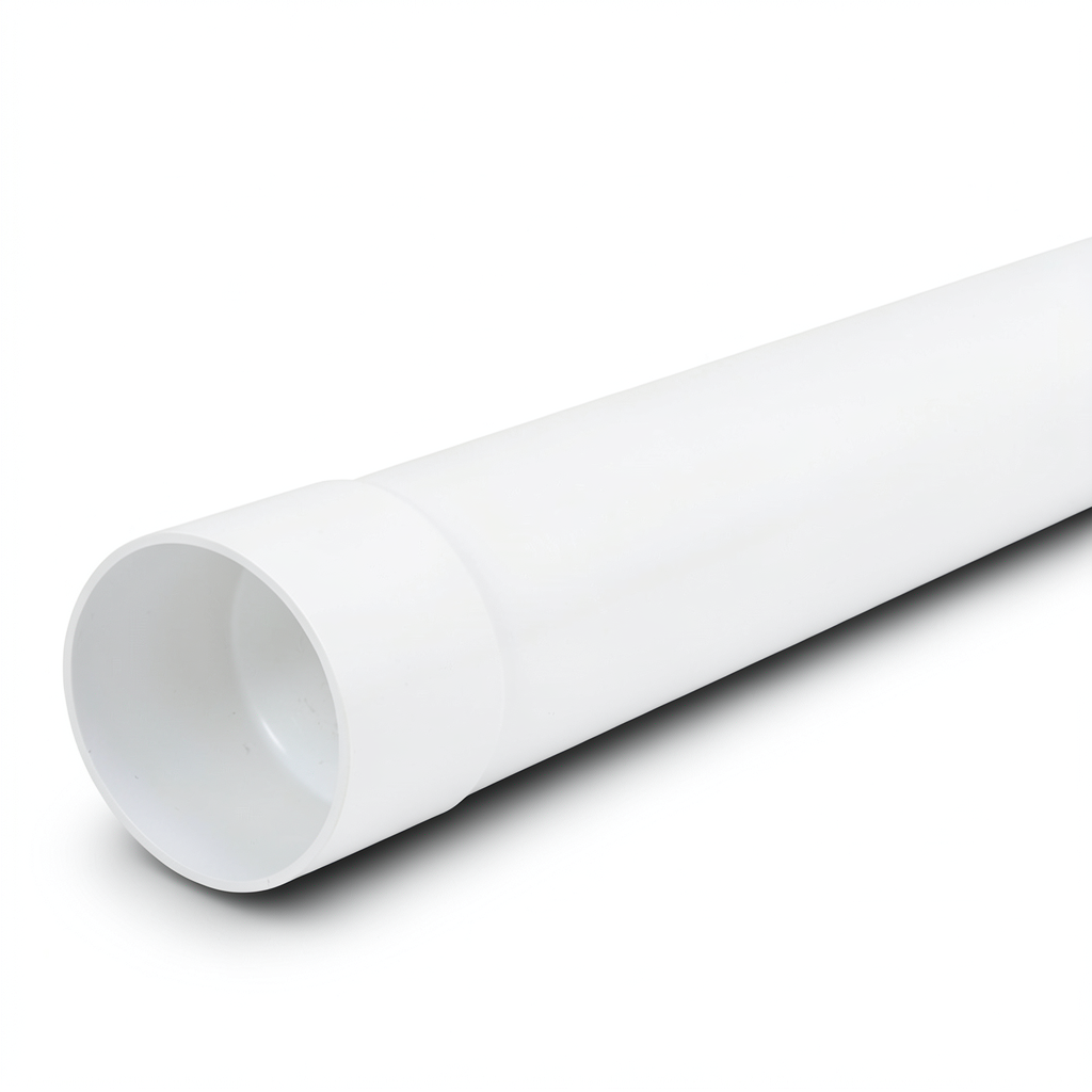 مواسير UPVC ضغط 15 بار مقاس 3 إنش سماكة 6.6 ملم لون أبيض