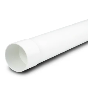 مواسير بلاستيك UPVC كلاس 1 مقاس 110 مم سمك 2.2 مم لون أبيض