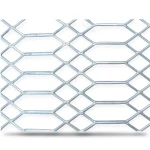 سلك شبك معدني ممدد حديد اسود تخانة 2.3 مم مقاس 2.44×3 م تصميم جوهرة