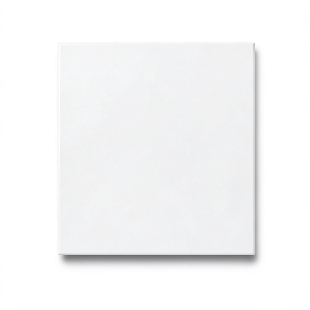 Porcelain Floor Tiles 10 mm Height, 60x60 cm, White, Universe Model