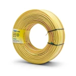 كابل نحاس THHN/THWN معزول PVC 105° قطر 3.9 مم 600 فولت طول 250 قدم أصفر مع أخضر | شركة الفنار