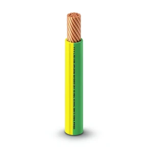 THHN/THWN Copper Cable PVC 105°C Insulation 2.2 MM Diameter 600 Volt 300 Feet Yellow with Green | Al Fanar