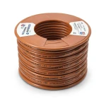 كابل نحاس THHN/THWN معزول PVC 105°C مقاس 1.31 مم² قطر 2.5 مم 600 فولت طول 500 قدم بني | شركة الفنار