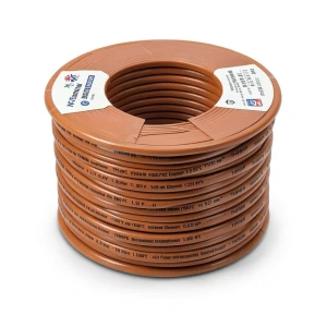 كابل نحاس THHN/THWN معزول PVC 105°C مقاس 1.31 مم² قطر 2.5 مم 600 فولت طول 500 قدم بني | شركة الفنار