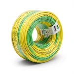 كابل نحاس THHN/THWN معزول PVC 105° قطر 3.9 مم 600 فولت طول 250 قدم أصفر مع أخضر | شركة الفنار