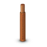 كابل نحاس THHN/THWN معزول PVC 105°C مقاس 1.31 مم² قطر 2.5 مم 600 فولت طول 500 قدم بني | شركة الفنار