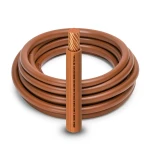 كابل نحاس THHN/THWN معزول PVC 105°C مقاس 1.31 مم² قطر 2.5 مم 600 فولت طول 250 قدم بني | شركة الفنار