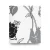 Soprano Wallpaper 5 m² White with Black Color | Erismann - Image 1
