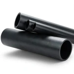 HDPE Plastic Pipe PN 6.3 Bar PE 100 250 mm OD Thickness 9.6 mm Black