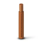 كابل نحاس THHN/THWN عزل PVC 105°C قطر 3.9 مم 600 فولت طول 300 قدم بني | شركة الفنار