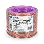 1 AWG Stranded Copper Wire PVC Insulation 105°C, Purple, 600V, 500 ft | Asharqiyah Cables Company for Industry