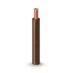 كابل نحاس THHN/THWN معزول PVC 105°C مقاس 0.82 مم² قطر 2.2 مم 600 فولت طول 300 قدم بني | شركة الفنار