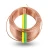 كابل نحاس THHN/THWN معزول PVC 105° 2.2 مم قطر 600 فولت 300 قدم أصفر مع أخضر | شركة الفنار - Image 1