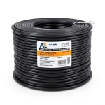 لفة سلك نحاس مجدول 1 AWG مطلي بالقصدير عزل PVC 105°C اسود 600 فولت طول 500 قدم | شركة كابلات الشرقية للصناعة