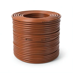 كابل نحاس THHN/THWN عزل PVC 105°C مقاس 2.08 مم² قطر 2.9 مم 600 فولت طول 500 قدم بني | شركة الفنار