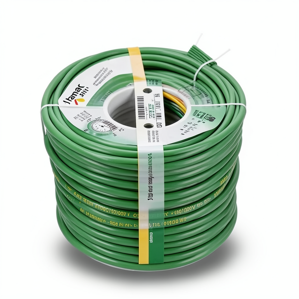 سلك مفرد 95mm 600/1000V، موصل نحاس مرن عزل PVC لون أخضر/أصفر | شركة الفنار