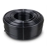لفة أنابيب بلاستيك HDPE ضغط اسمي 12.5 بار PE 100 قطر خارجي 50 مم SDR 33 لون أسود