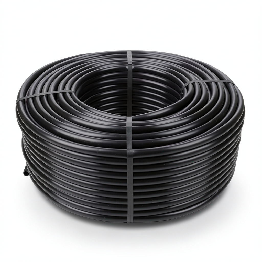 لفة أنابيب HDPE ضغط 6.3 بار PE 100 قطر 40 مم سمك 1.8 مم SDR 26 لون أسود