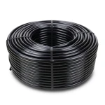 HDPE Plastic Coil Pipe 6.3 Bar Pressure PE 100, 50 mm Diameter SDR 26 Black
