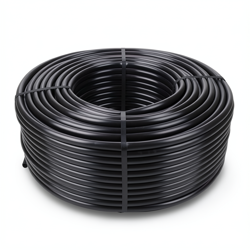 لفة انابيب HDPE ضغط 6.3 بار PE 100 قطر خارجي 63 مم SDR 26 سماكة 2.5 ملم لون اسود