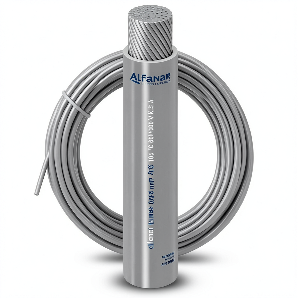 Alfanar 25sq mm Flexible Tinned Copper Wire, 600/1000V, Gray | Al Fanar