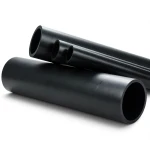 مواسير بلاستيك HDPE ضغط 6.3 بار PE 100 قطر خارجي 250 مم سمك 9.6 مم اسود