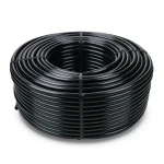 لفة أنابيب HDPE ضغط 12.5 بار PE 100، قطر خارجي 63 مم سماكة 4.7 مم لون أسود