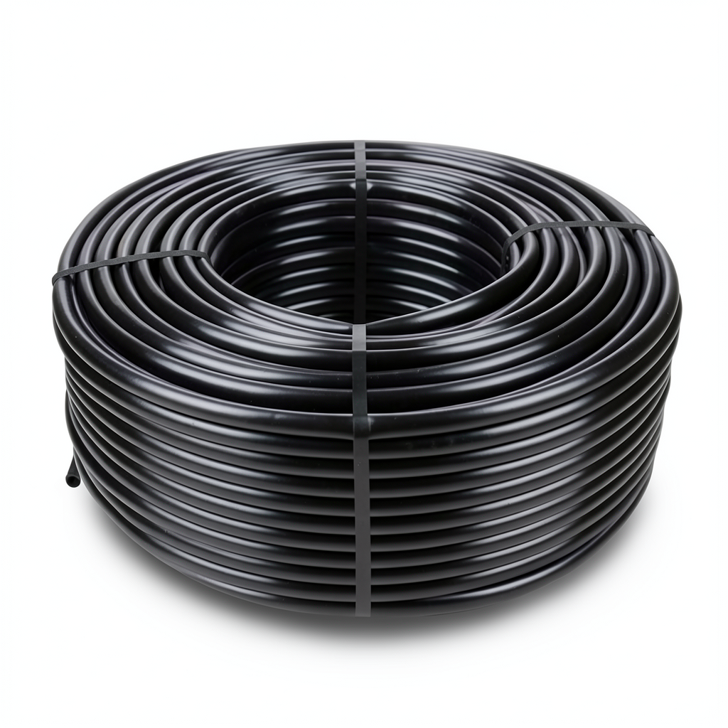HDPE Coil Pipe PN 12.5 Bar PE 100 Size 75 mm SDR 33 Black