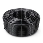 لفة أنابيب بلاستيك HDPE ضغط 12.5 بار PE 100 قطر خارجي 90 مم سمك 6.7 مم لون أسود