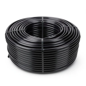 HDPE Plastic Coil Pipe Pressure 12.5 Bar PE 100 Outer Diameter 90 mm Thickness 6.7 mm Black
