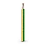 لفة سلك مفرد 185mm 600/1000 فولت موصل نحاس مرن عزل PVC لون أصفر/أخضر | شركة الفنار