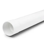 مواسير بلاستيك UPVC كلاس 1 مقاس 200 مم سمك 2.2 ملم لون أبيض