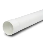 مواسير UPVC كلاس 1 مقاس 225 ملم سمك 2.2 مم لون أبيض