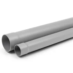 مواسير UPVC كلاس 4 ضغط 10 بار مقاس 140 ملم سماكة 7.2 ملم لون رمادي